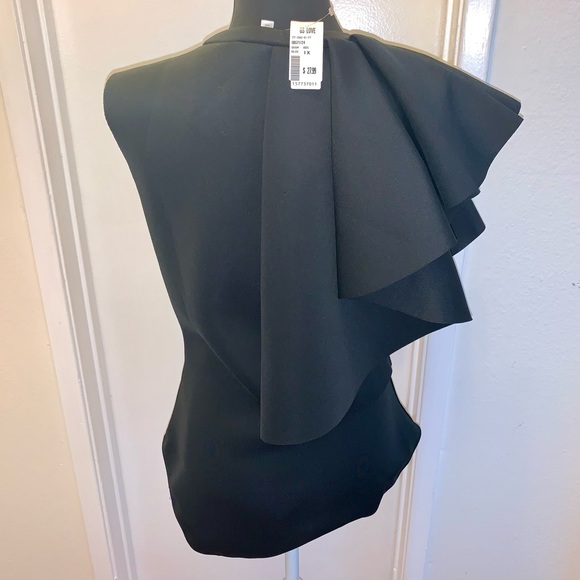 NWT GS Love RUFFLED Unique Bodysuit! 🖤⚫️🖤⚫️ - Picture 3 of 10